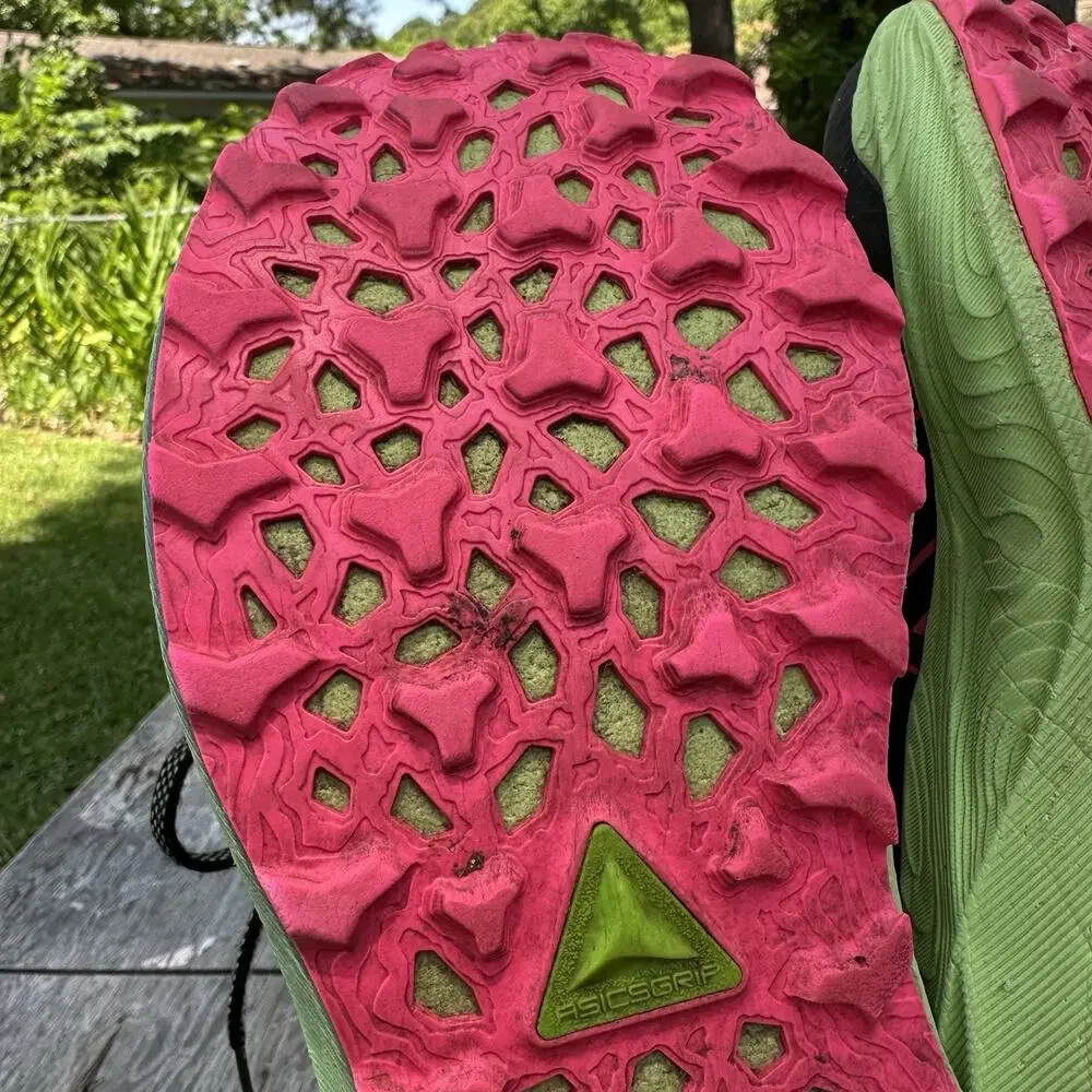 ASICS Trabuco Max 2 Trail Running Shoes Black Hot Pink Women's 9 No Insoles 875